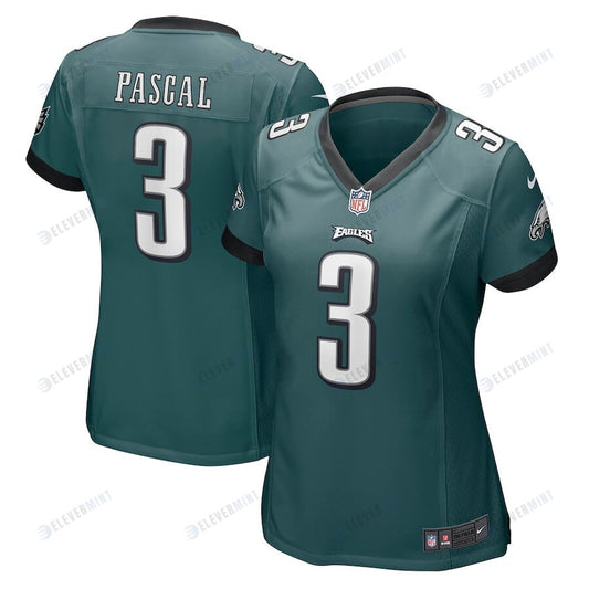 Zach Pascal 3 Philadelphia Eagles Women's Game Jersey - Green