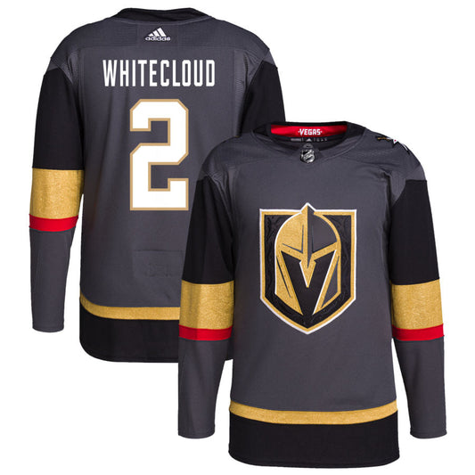 Zach Whitecloud Vegas Golden Knights adidas Alternate Authentic Pro Jersey - Gray