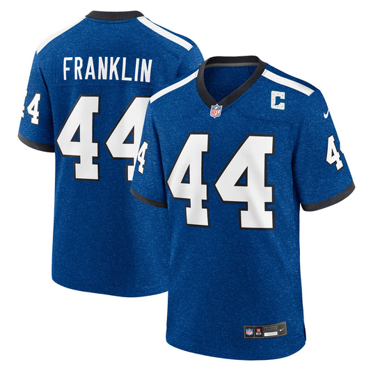 Zaire Franklin Indianapolis Colts Nike Indiana Nights Alternate Game Jersey - Royal